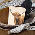 Highland Cow Cowboy Hat Card - Hat Bar Accessory
