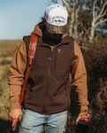 Chocolate Softshell Vest