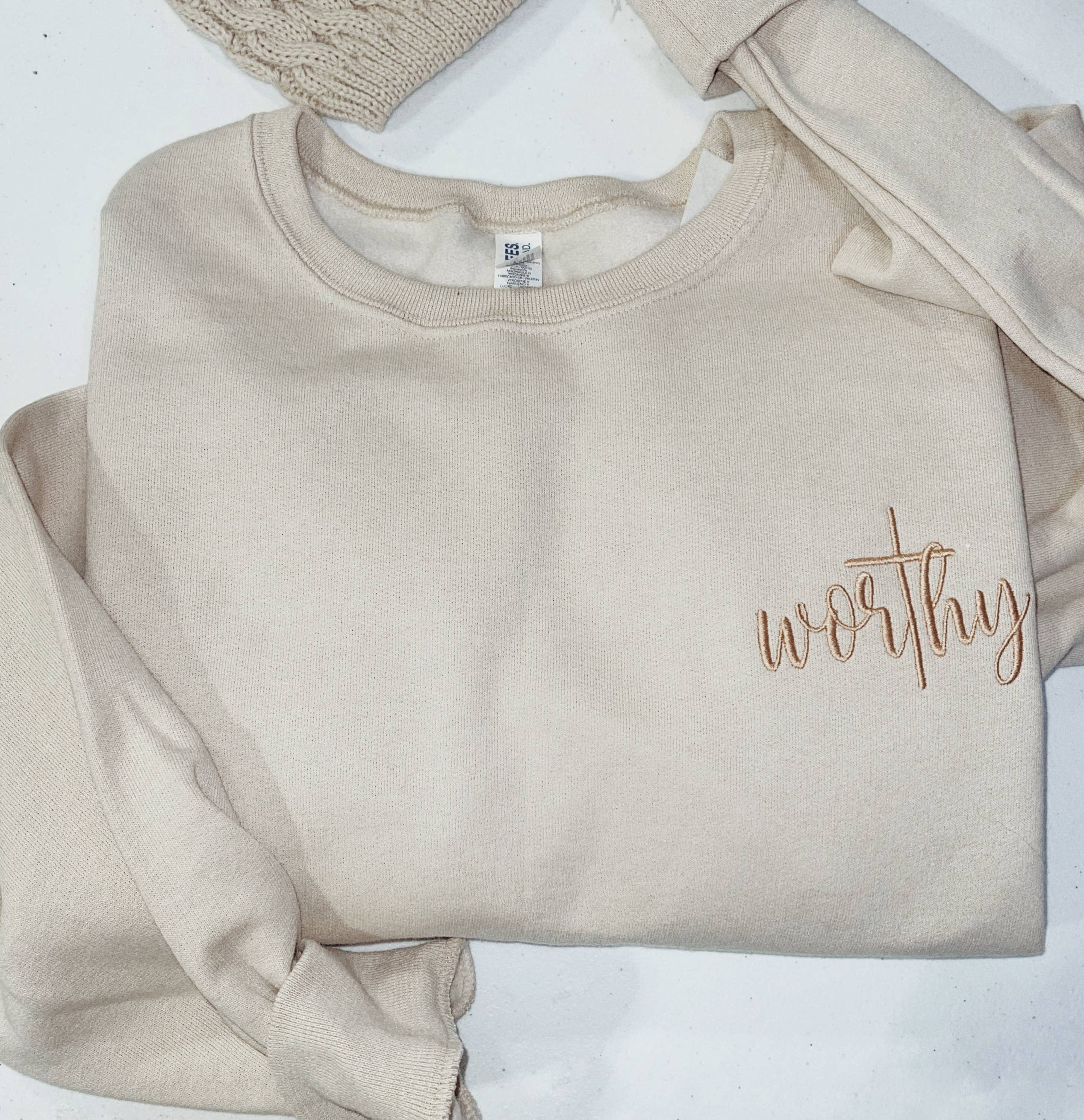 Worthy Embroidered Sweatshirt