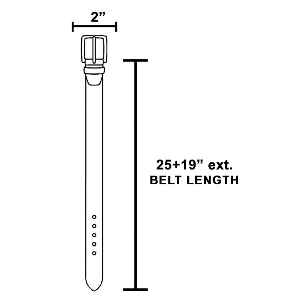 Western Engraved Cowboy Boot Chain Belt