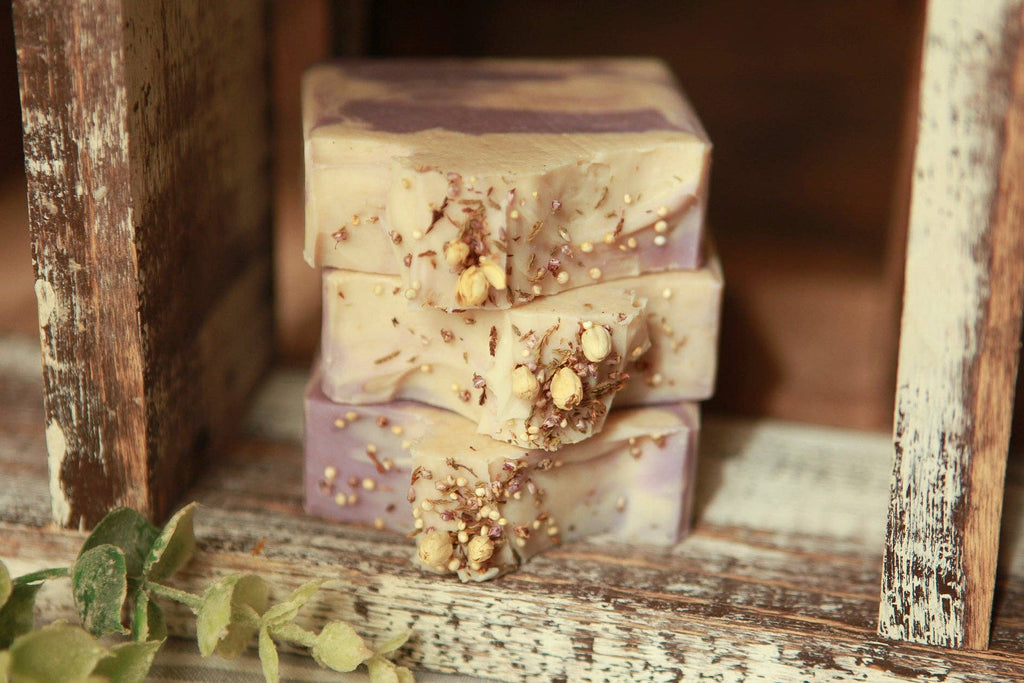 Blackberry Magnolia Goat Milk Artisan Bar Soap,  4.5 oz.