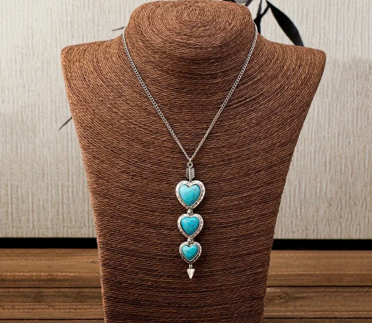 Heart Arrow Pendant Necklace
