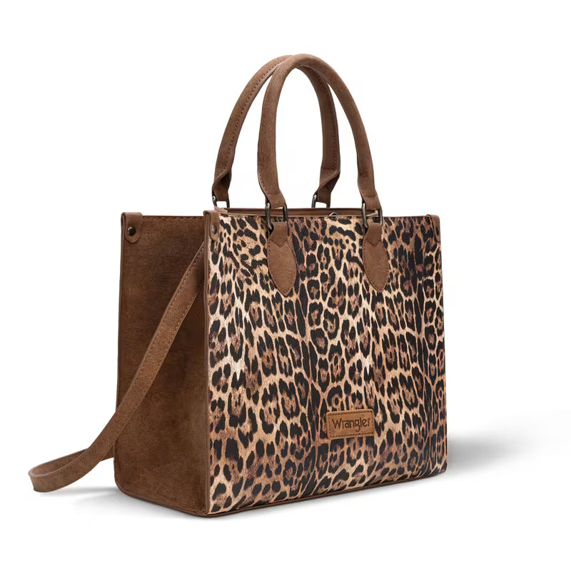 Wrangler Leopard Tote