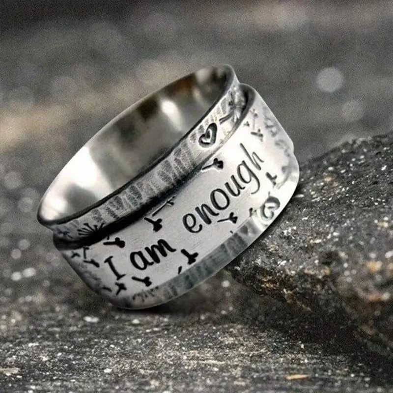 "I am Enough" Ring