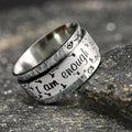 "I am Enough" Ring