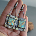 Stone Print Earrings