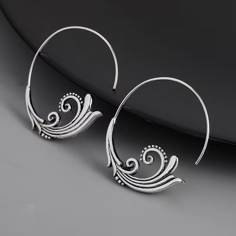 Designed Hoop Earrings
