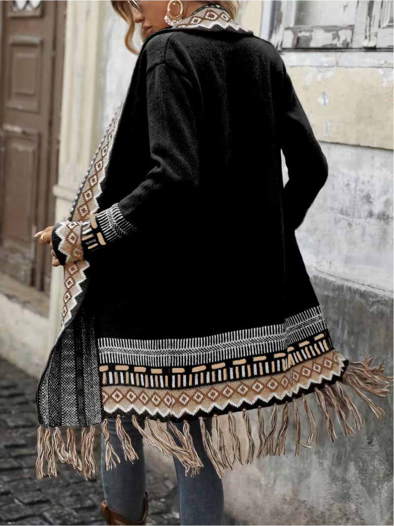 Cardigan with Fringe