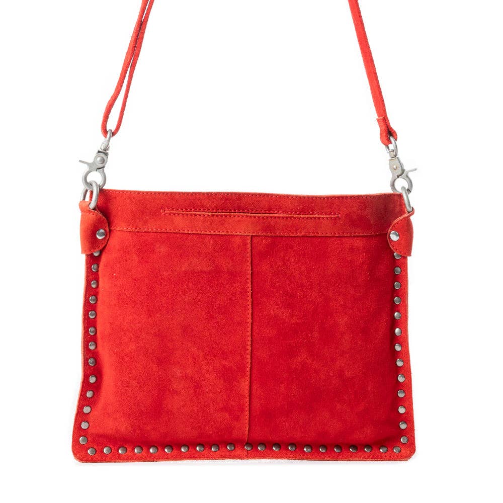 MYRA Rose Embroidered Leather Bag