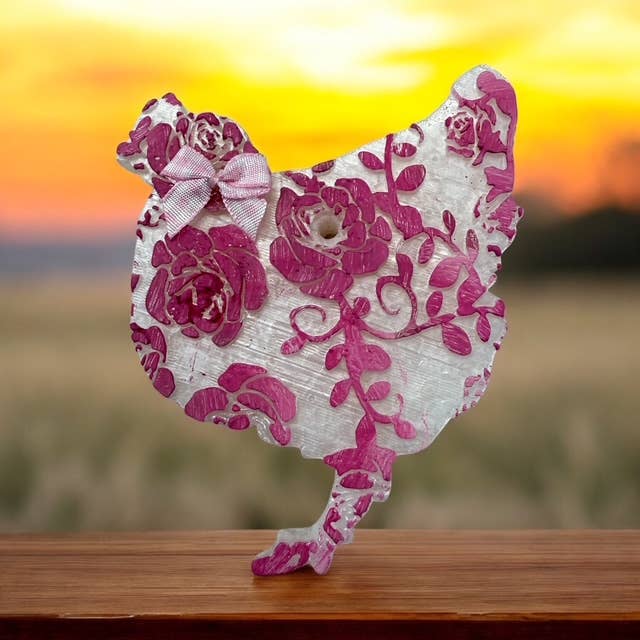 Farmhouse Floral Chicken