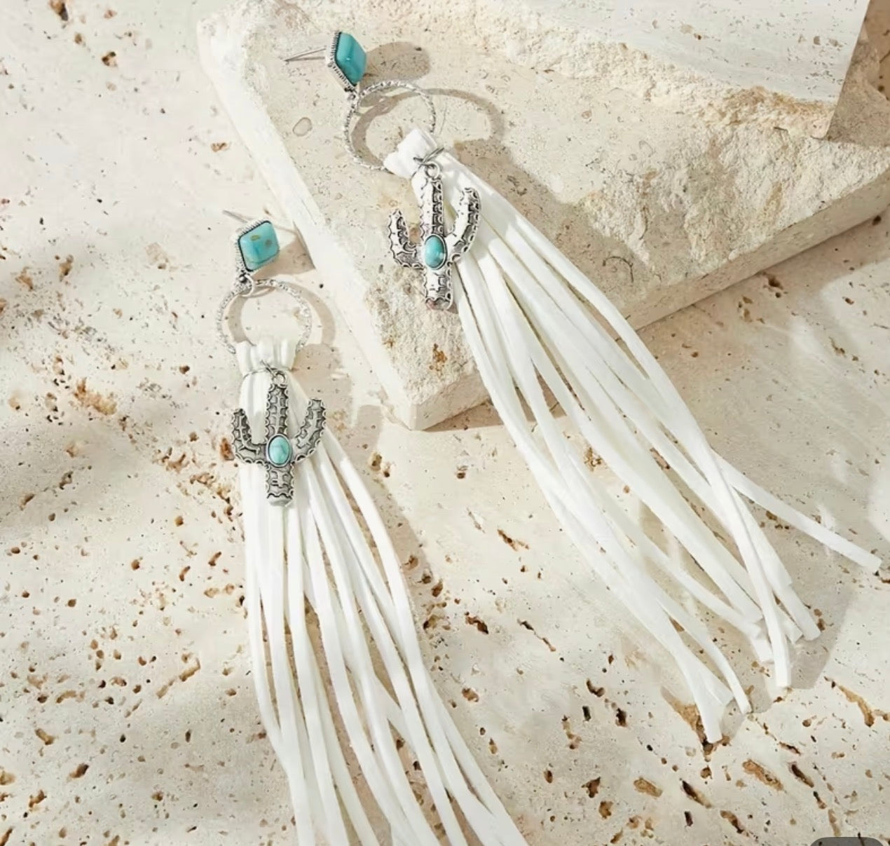 Cactus Fringe Earrings