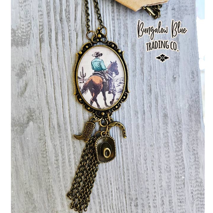 Lone Cowboy Tassel Necklace