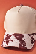 Cow Print Baseball Cap