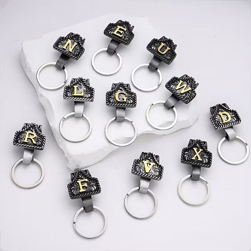 Letter Keychain Belt/Bag Clip
