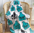 Cow Tag Blanket