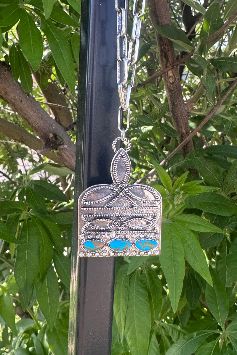 Stitched In Stone Large Necklace