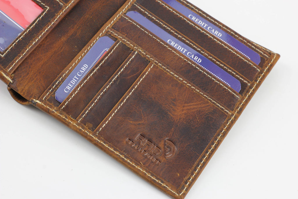 Hunter Leather Men's Hipster Wallet