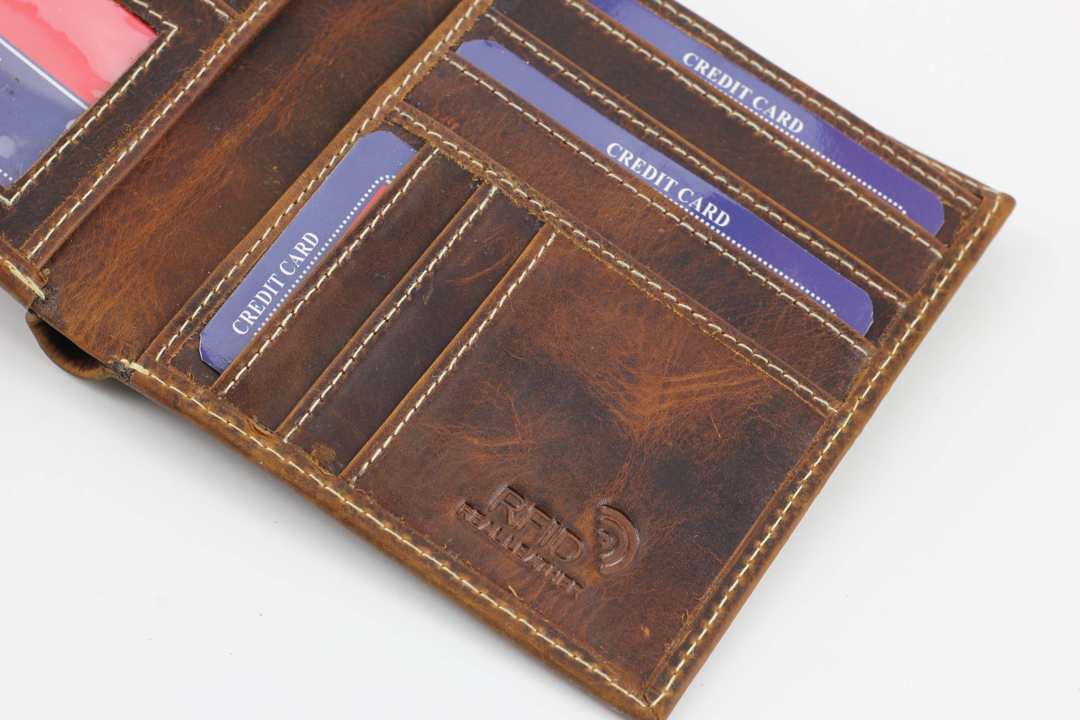 Hunter Leather Men's Hipster Wallet