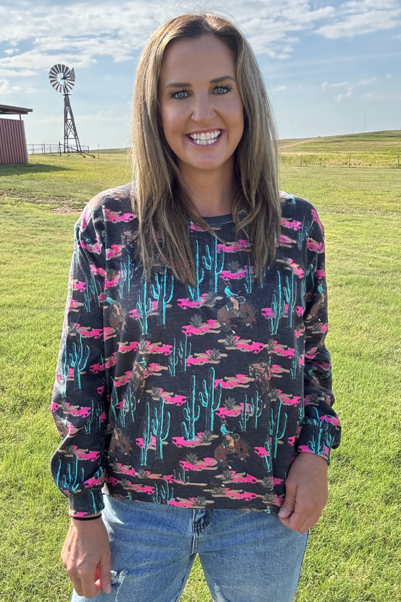 Rosette Rodeo Top