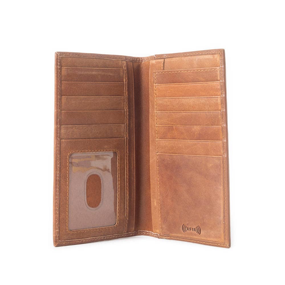 MYRA Hand Tooled Leather Wallet
