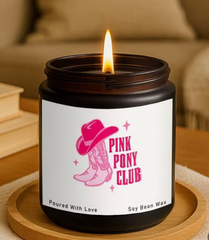 Pink Pony Club Candle