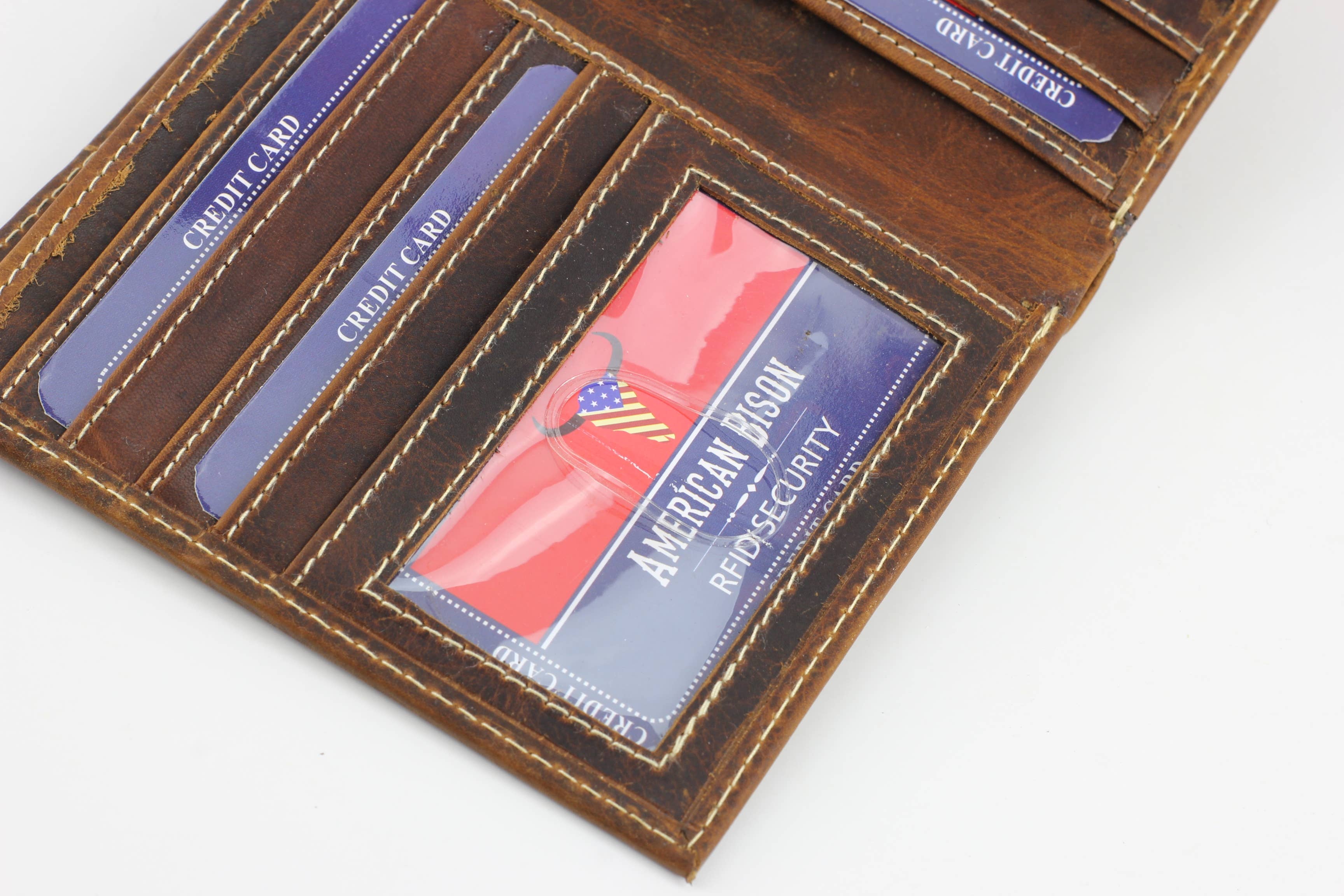 Hunter Leather Men's Hipster Wallet