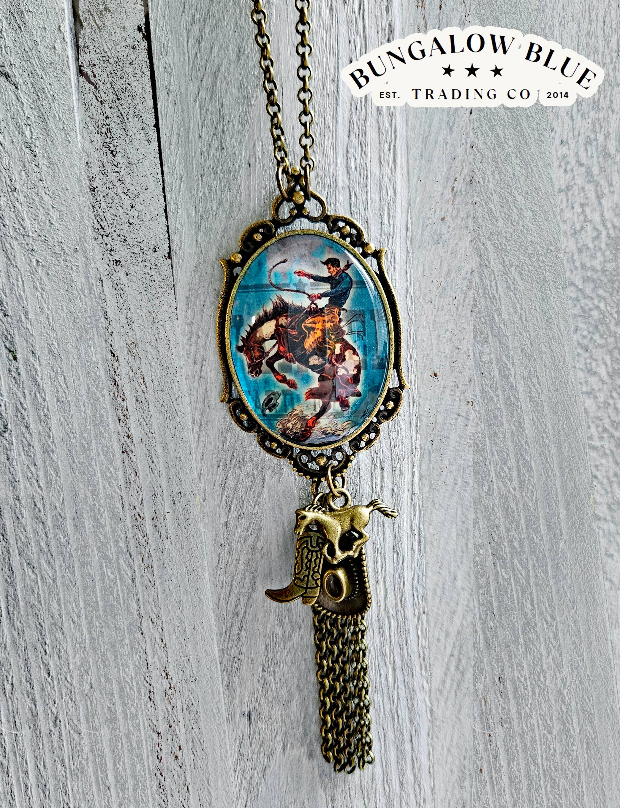 Wild West Cowboy Tassel Necklace