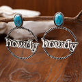 Howdy hanging earrings