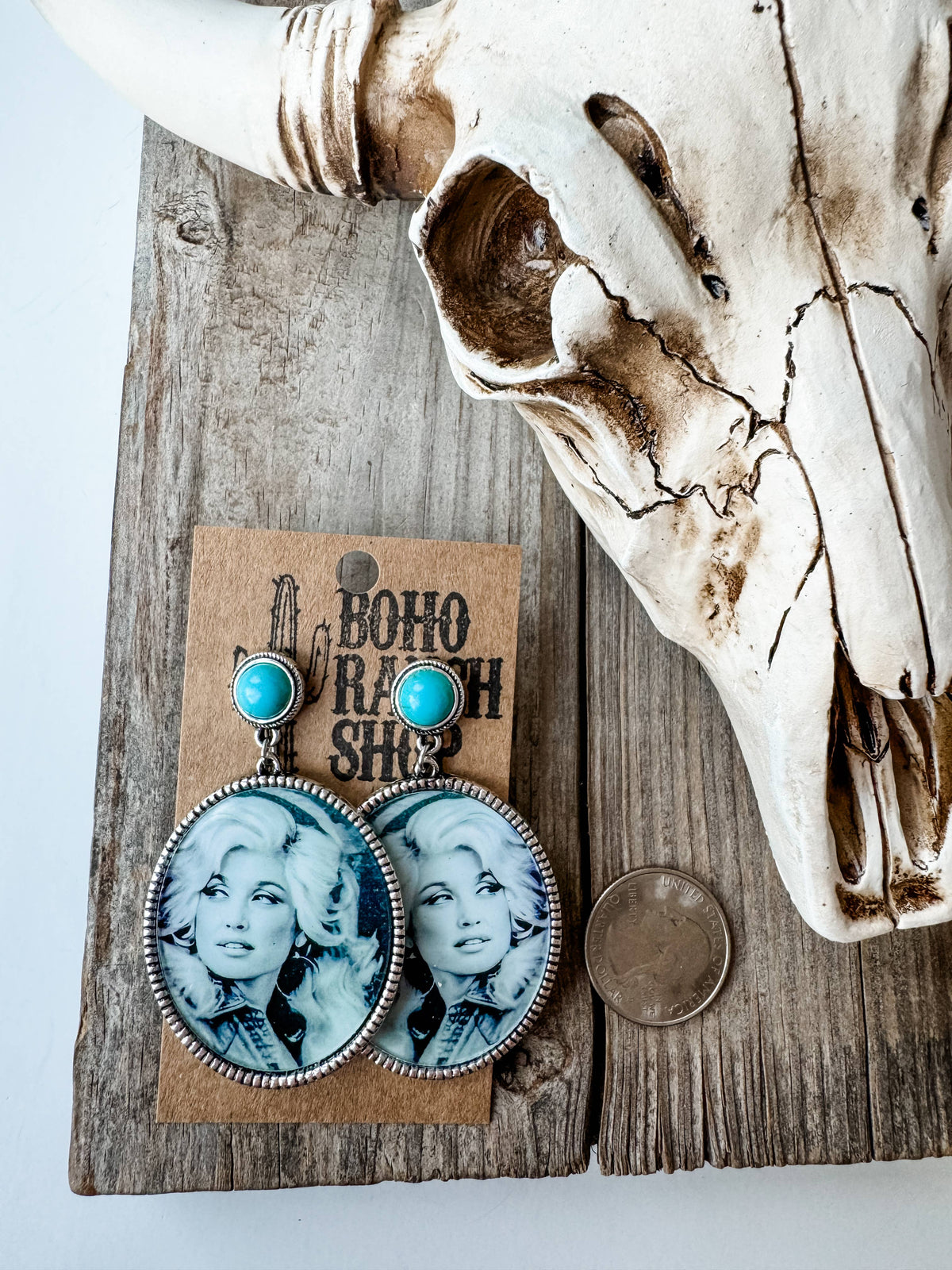 Queen Dolly Printed Earrings