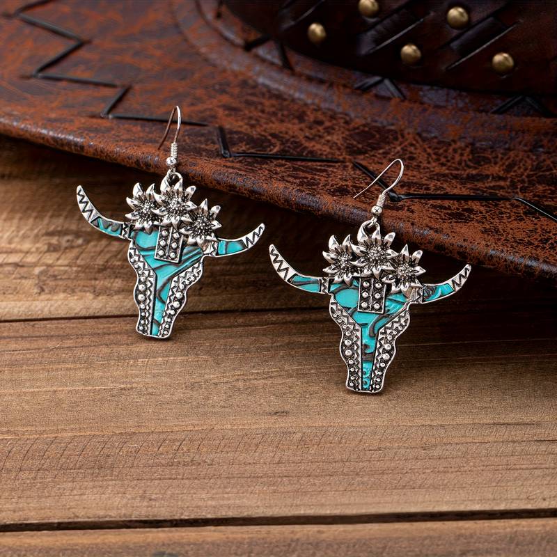 Bull Head Earrings