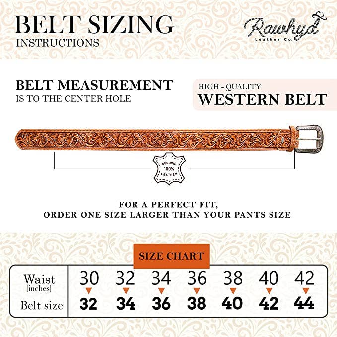Western Leather Belt