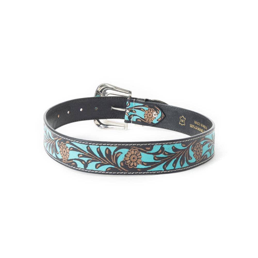 MYRA Swinging Door Kid's Belt In Blue