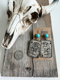 Queen Dolly Engraved Earrings
