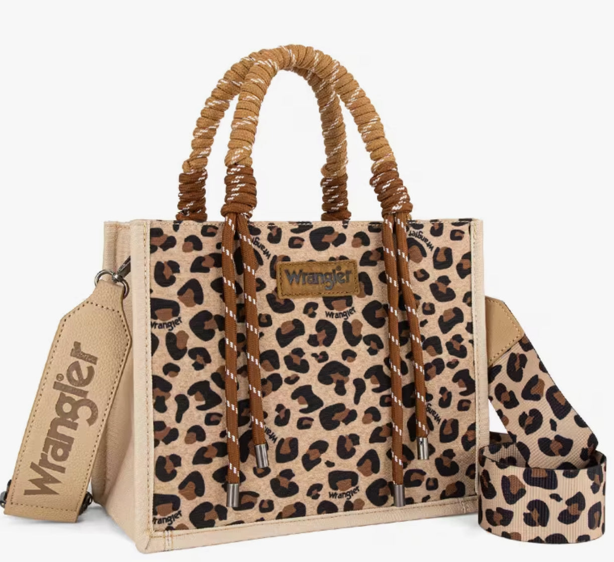 Wrangler Leopard Purse with Strap