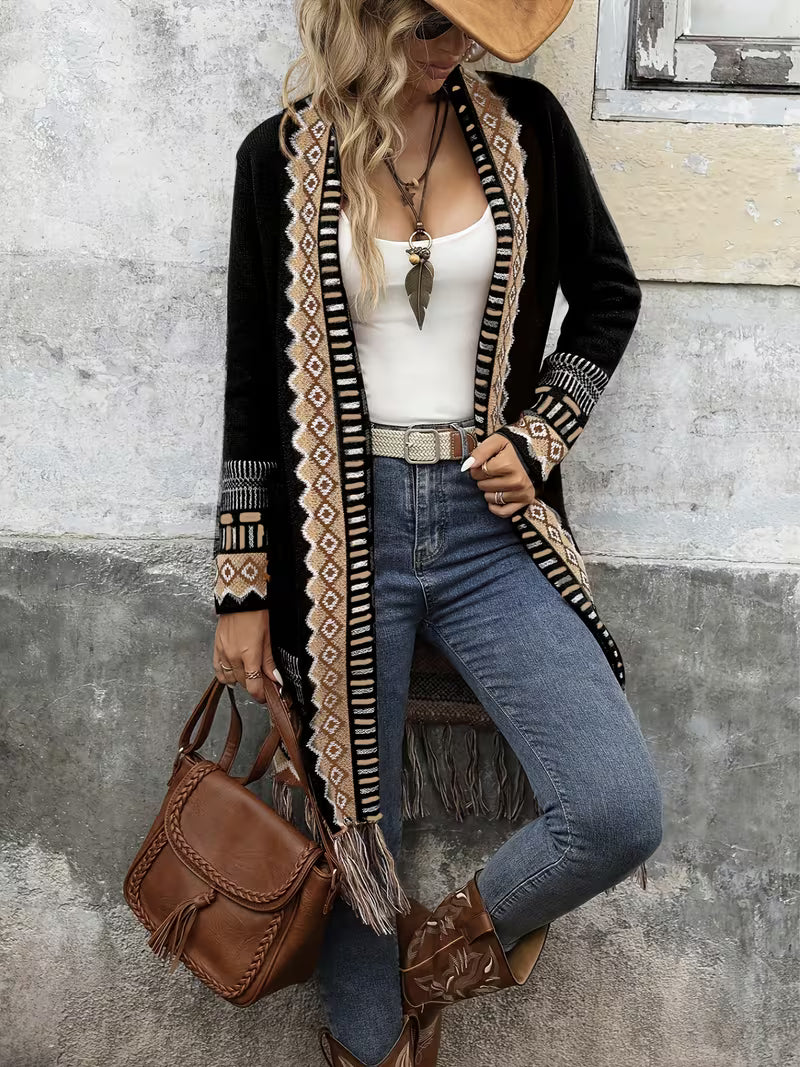Cardigan with Fringe