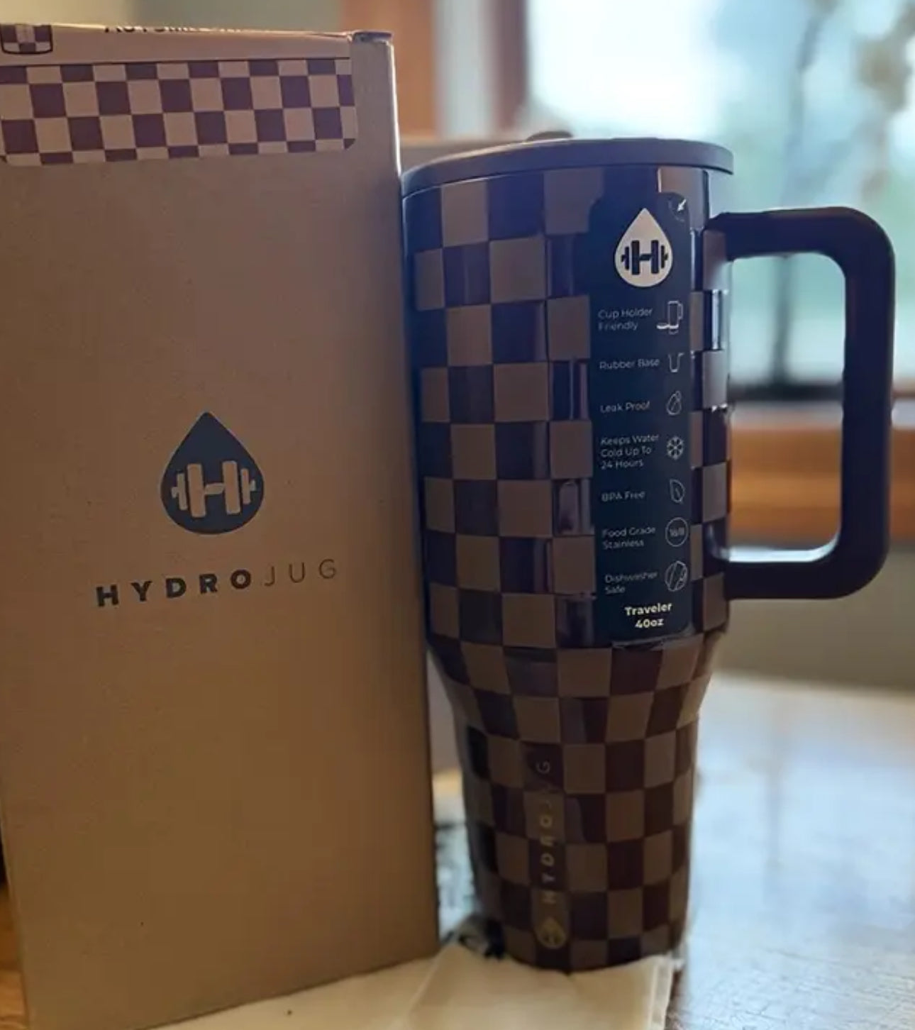The HydroJug Traveler Tumbler