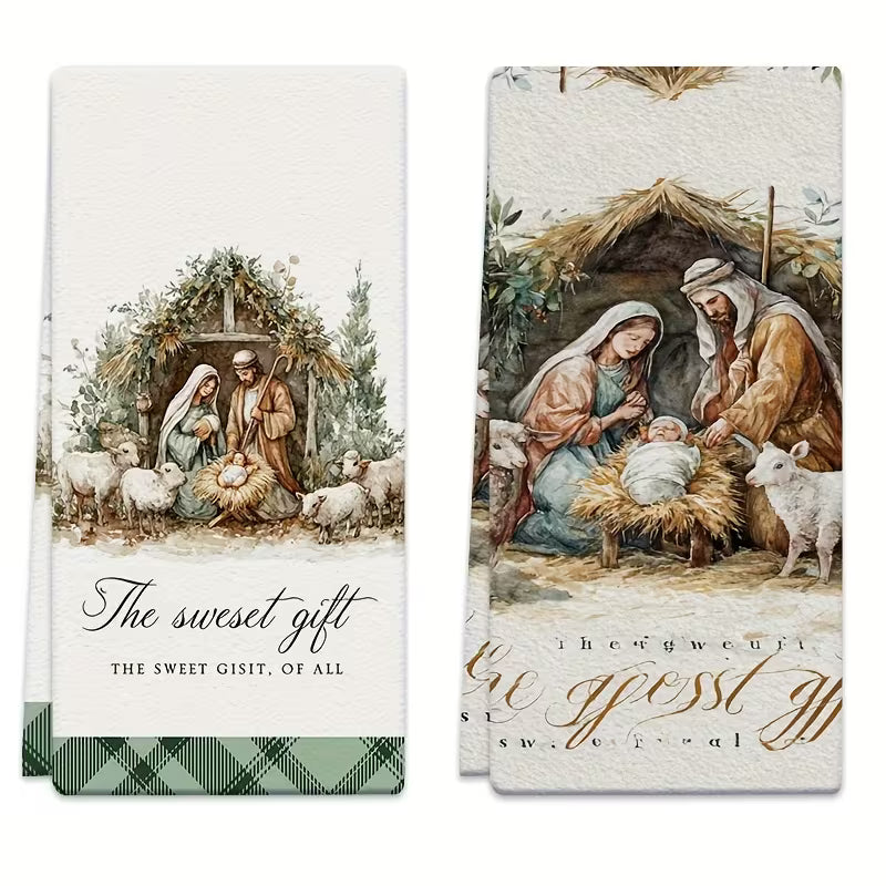 Nativity Towels