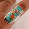 Turquoise & Copper Ring