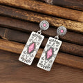 Pink Dangle Earrings