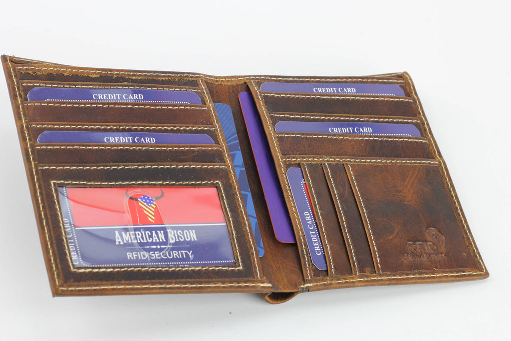 Hunter Leather Men's Hipster Wallet