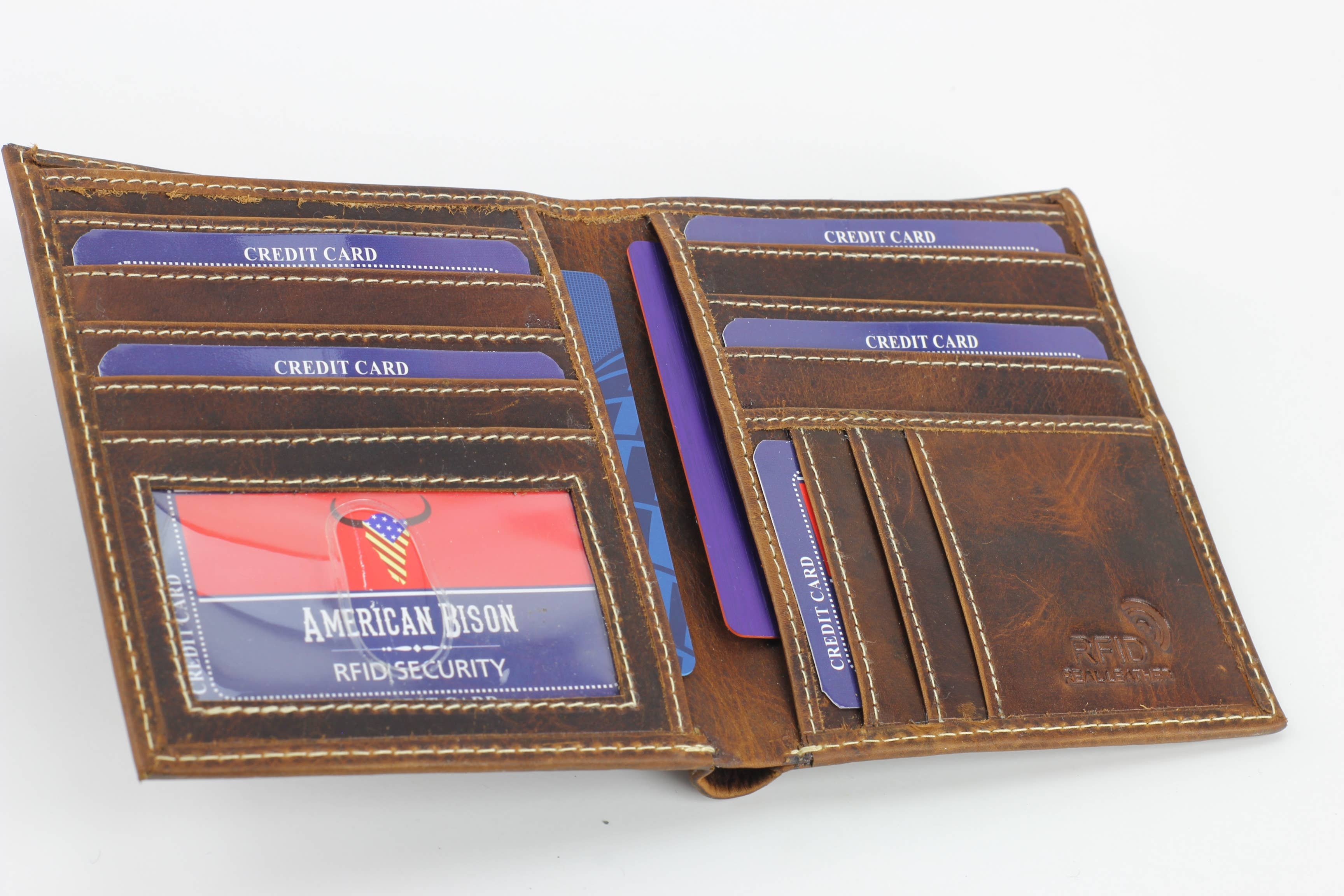 Hunter Leather Men's Hipster Wallet