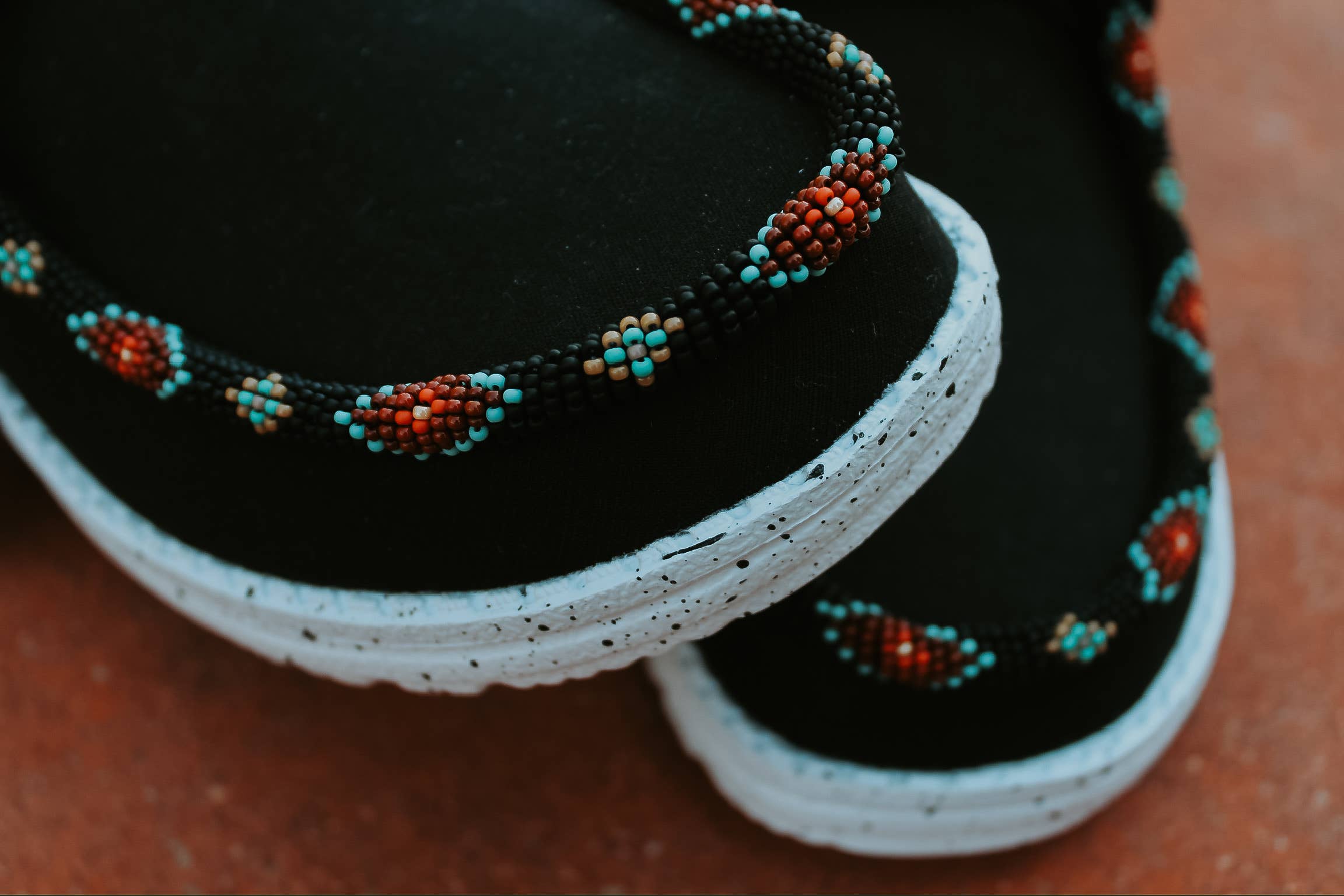 Custom Beaded Roughie Hey Dudes