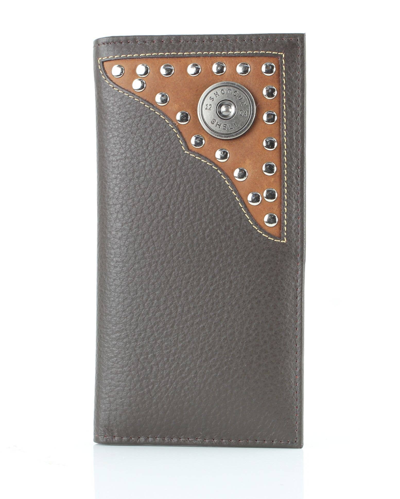 Western Stud Rodeo Wallet with Bullet Slice Concho