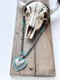 Bible Verse Heart Necklace