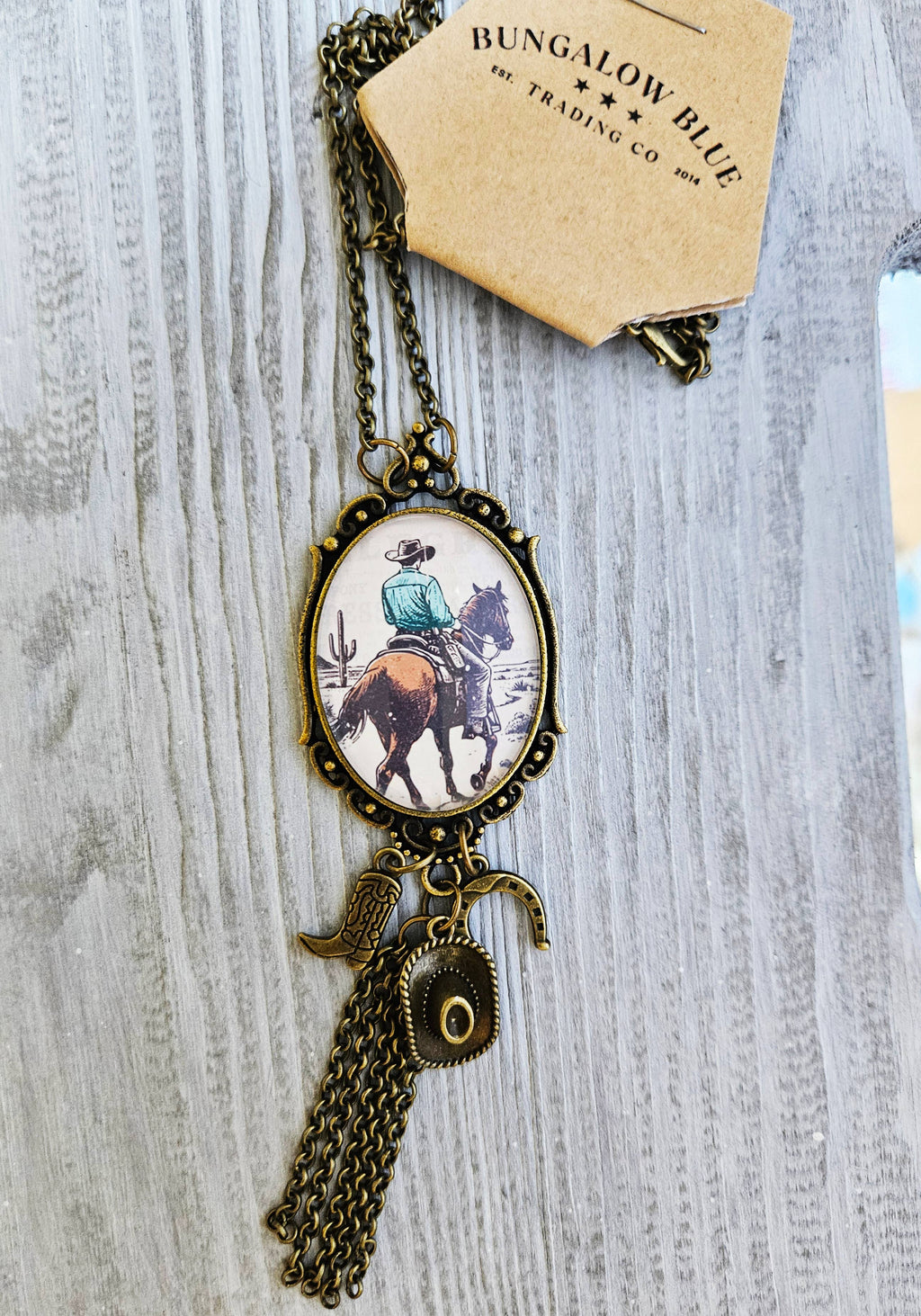 Lone Cowboy Tassel Necklace