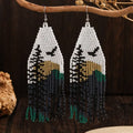 Eagle Beaded Earrings
