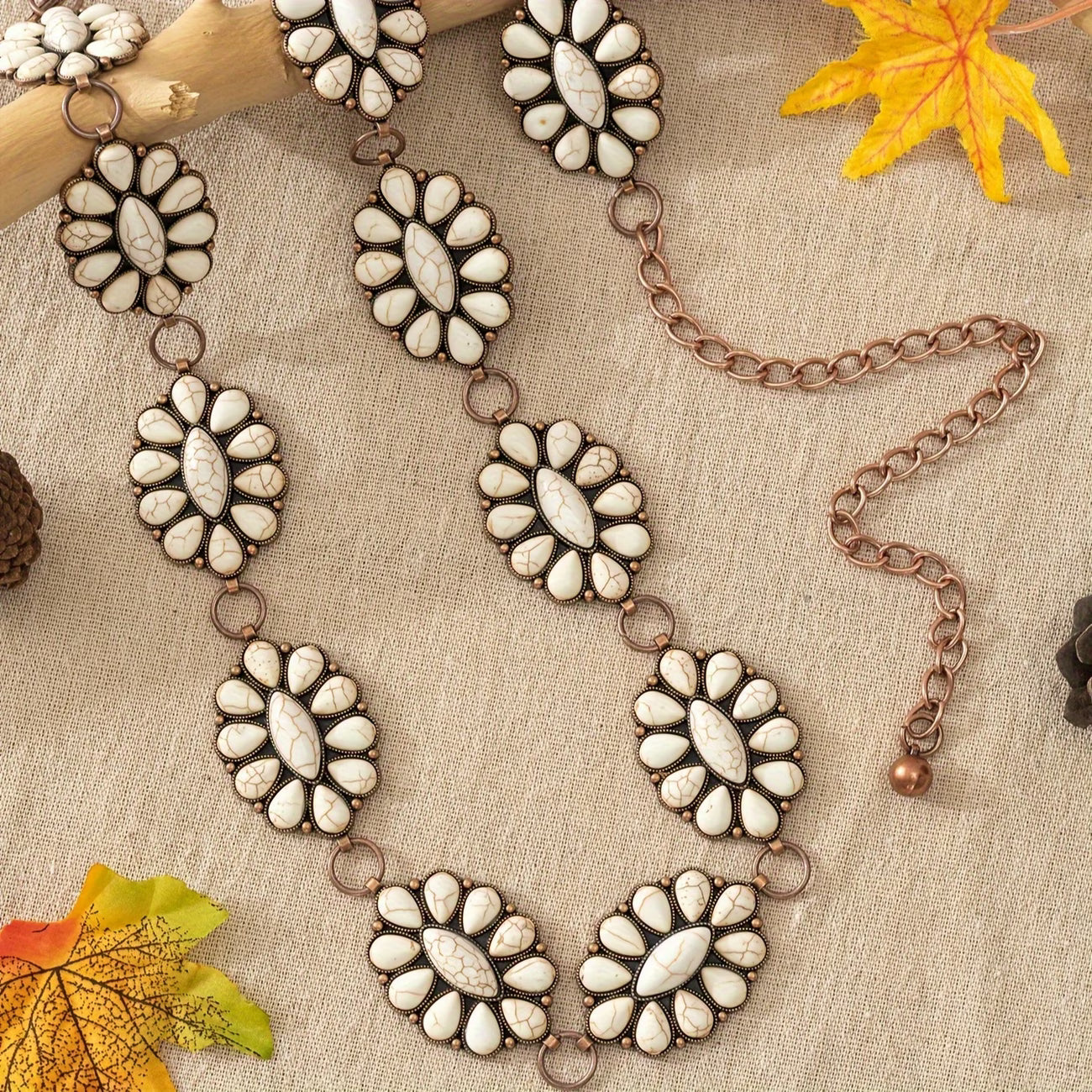 White Flower Belt