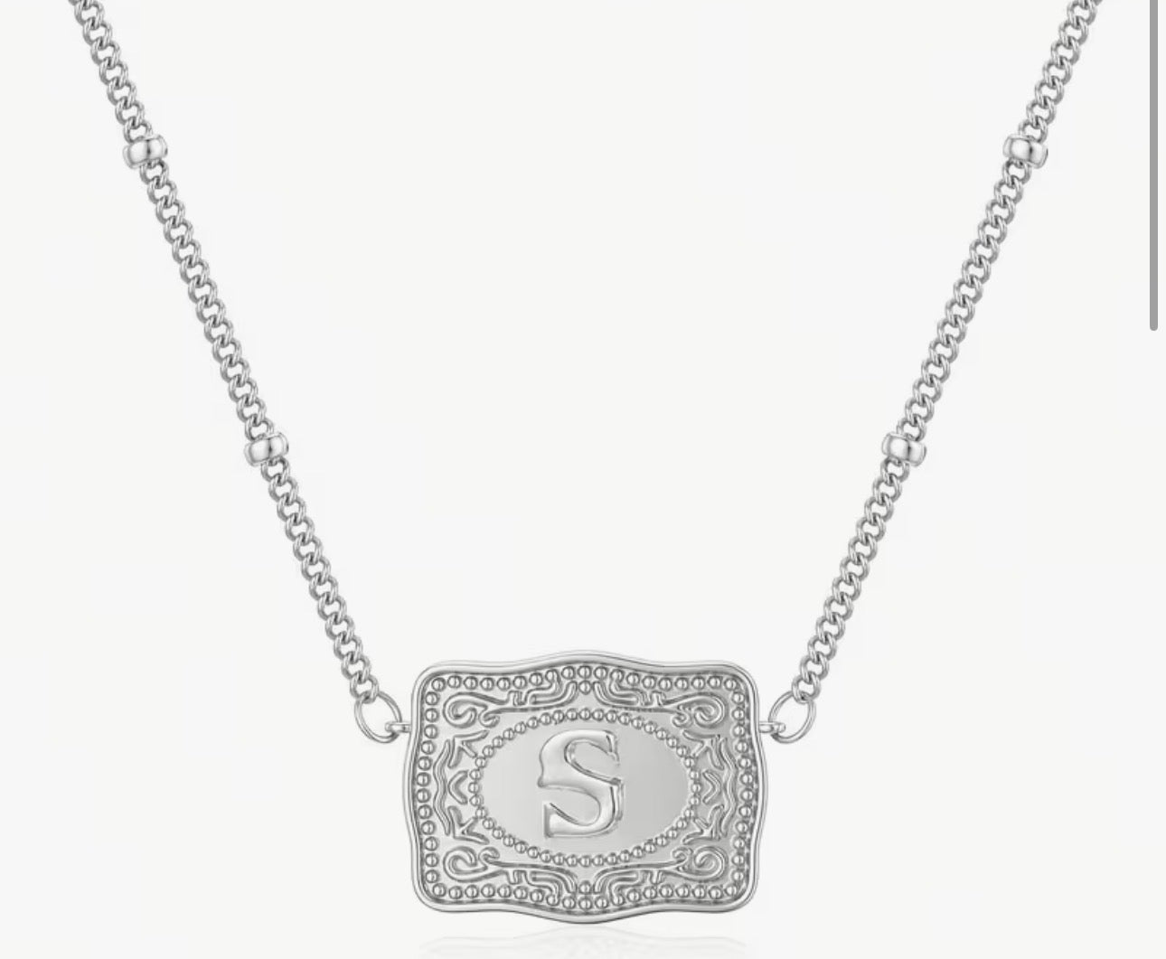 Initial Pendant Necklace