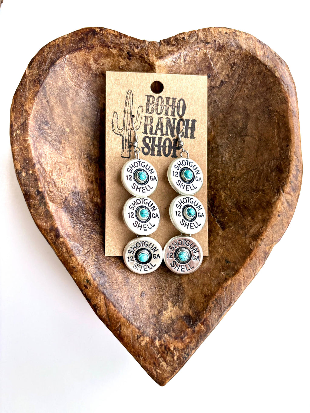 Sh0tg&n Shell Dangle Earrings
