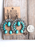 Squash Blossom Dangle Earrings